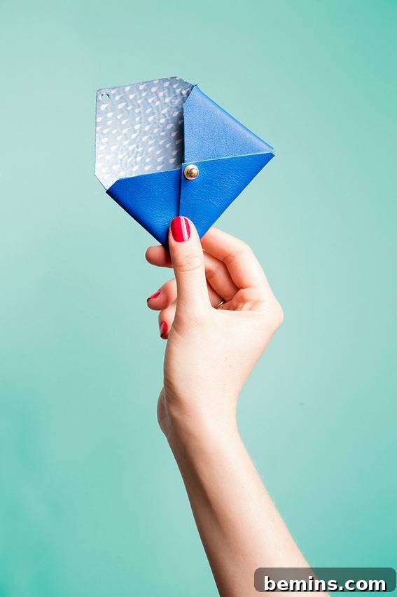 DIY Mini Envelope Pouch