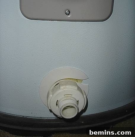 When the Hot Water Runs Cold: DIY Removal of Your Old Electric Water Heater 3 Water Tank