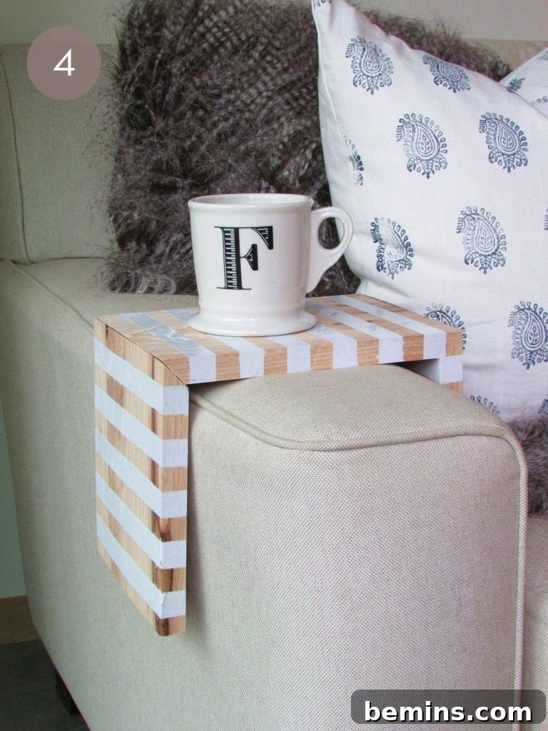 DIY Drink Perch: A Stylish and Space-Saving End Table Alternative
