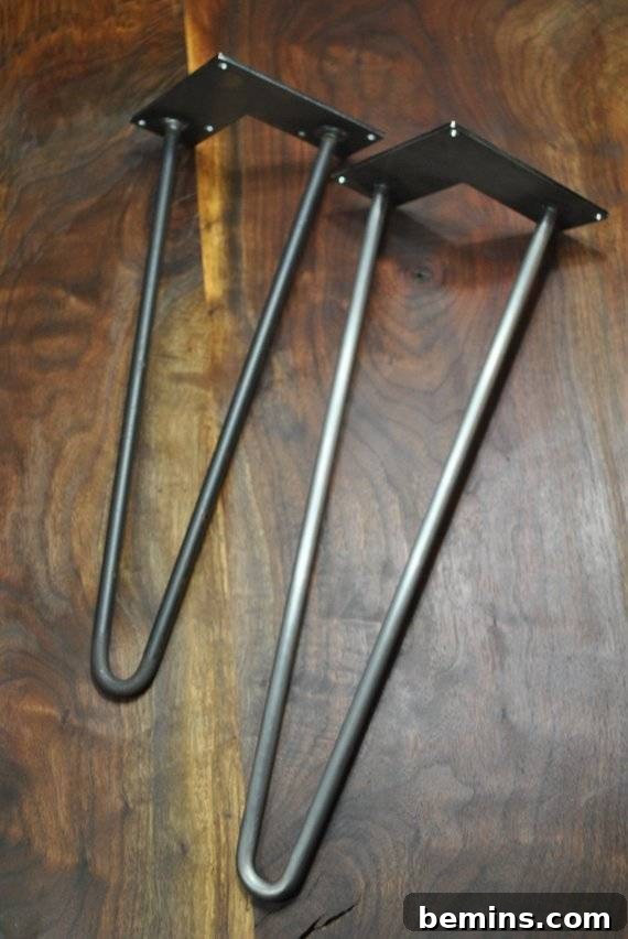 Top Picks for Mid-Century Modern Hairpin Table Legs Online 12 Rockler Woodworking hairpin leg selection