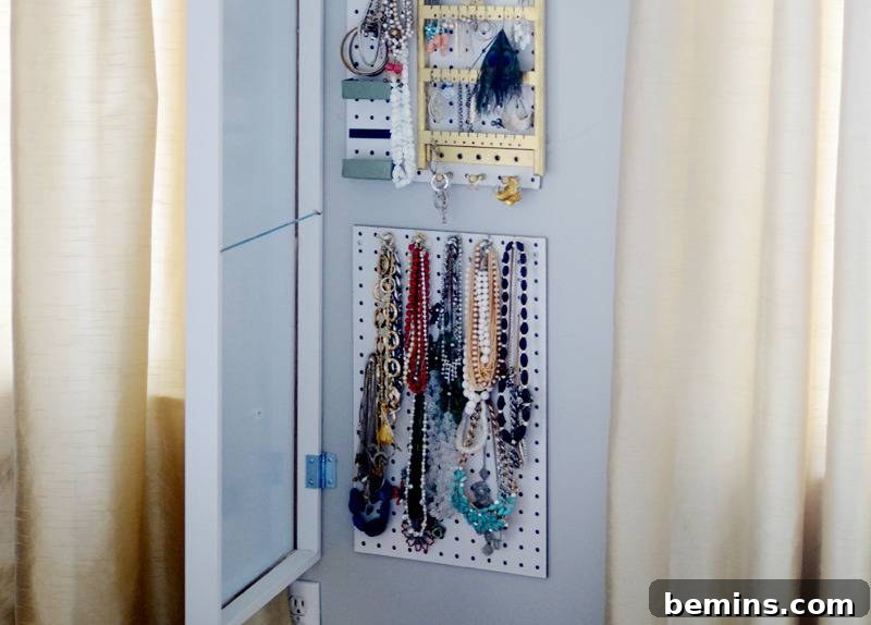 IKEA Hack: Jewelry Storage Solution - Organized Necklaces