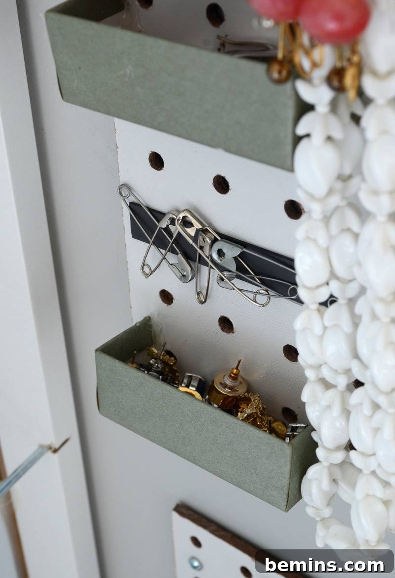 IKEA Hack: Jewelry Storage Solution - Stud Earring Organization
