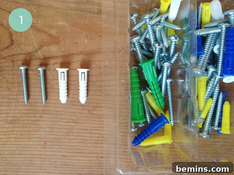 Materials for the IKEA Jewelry Storage Hack