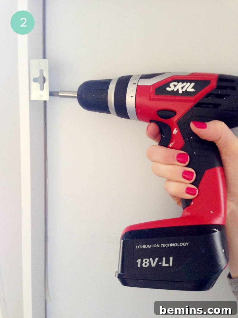 Removing Hardware from the IKEA Stave Mirror