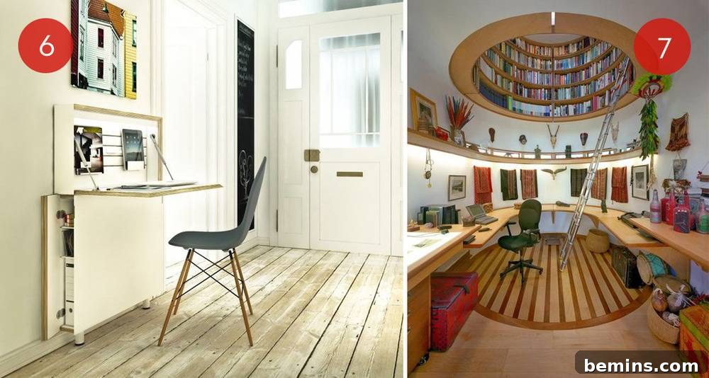 Space Saving Desk for Small Apartment Home Office