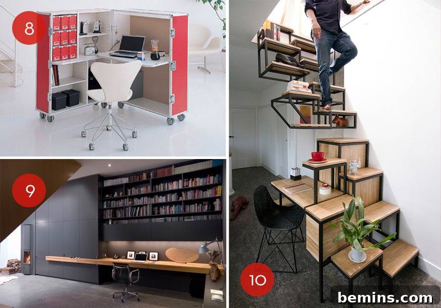 Office in a Trunk Home Office Idea
