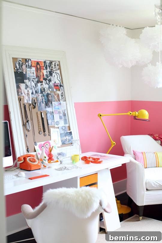 Colorful and Eclectic Shared Office Design