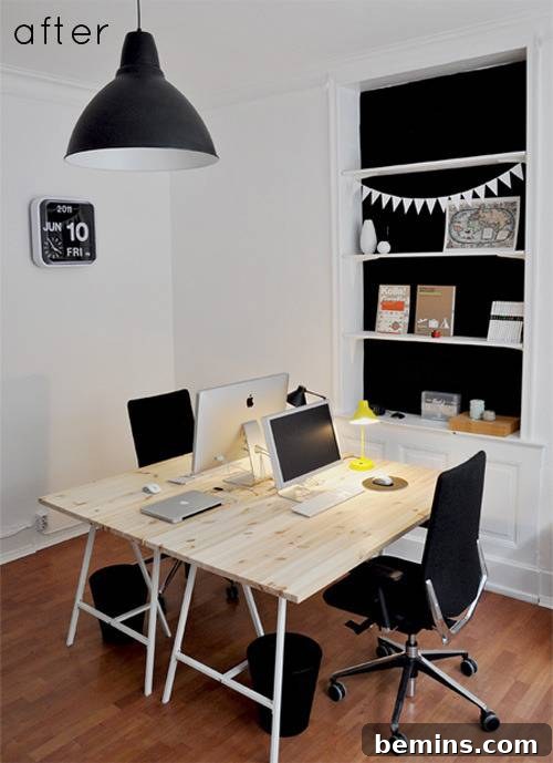 Graphic and Bold Shared Office Transformation
