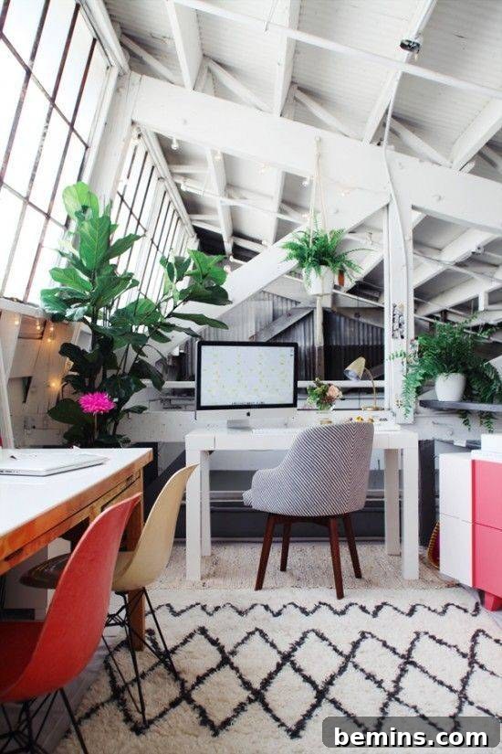 Stylish and Contemporary Shared Office Inspired by DesignLoveFest
