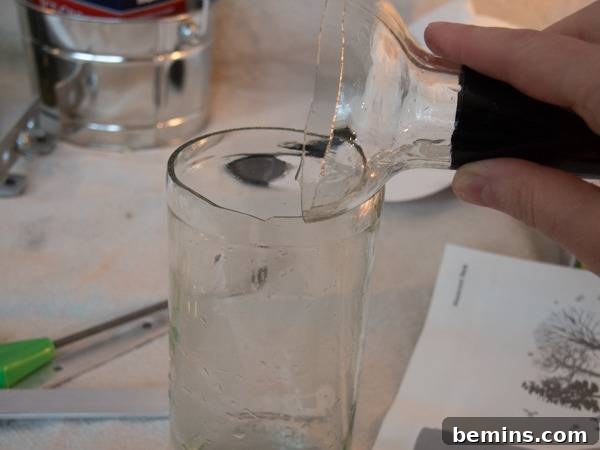 Which Bottle Cutter Reigns Supreme? A Definitive Review 18 Nearly separated glass bottle.