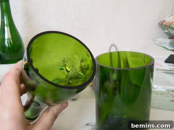 Which Bottle Cutter Reigns Supreme? A Definitive Review 25 Successfully separated glass bottle after using the Bindu.