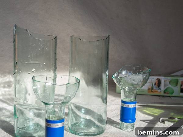 Which Bottle Cutter Reigns Supreme? A Definitive Review 9 More broken glass bottles after using the G2.
