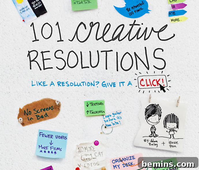 Creative Resolutions List