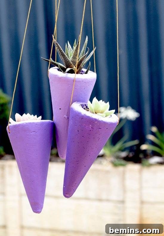 DIY Mid-Century Modern Planters Project