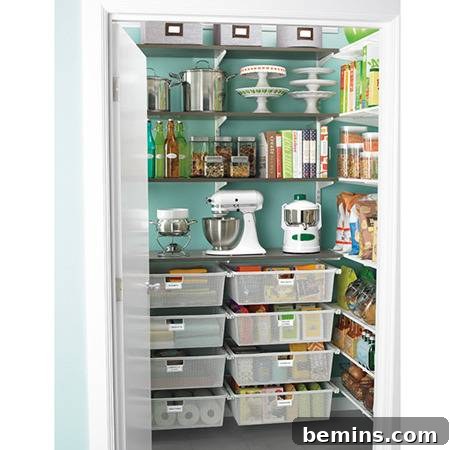 Inspiring Food Presentation Ideas: Storage & Display 9 Elfa Pantry System