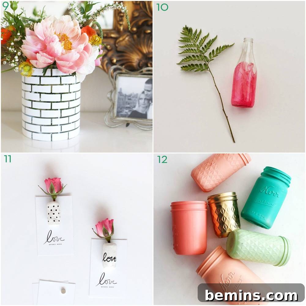 Upcycled Vase Ideas for Fresh Flowers