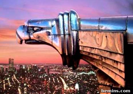 "Eagle shaped head of a Skyscraper"