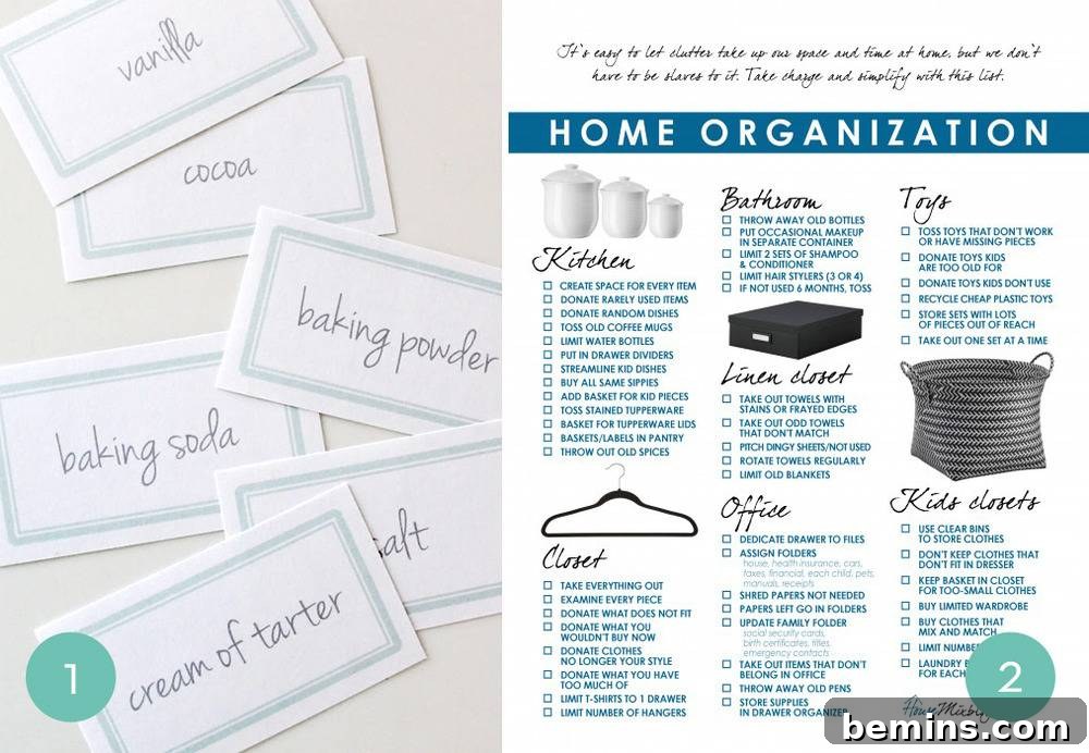 Free Printable Pantry Labels