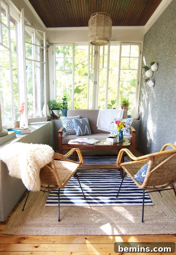 After: Our transformed front porch