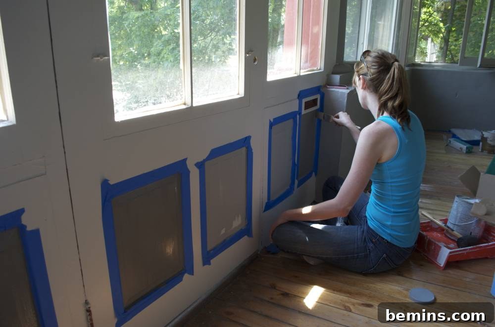 Detailed Trim Painting