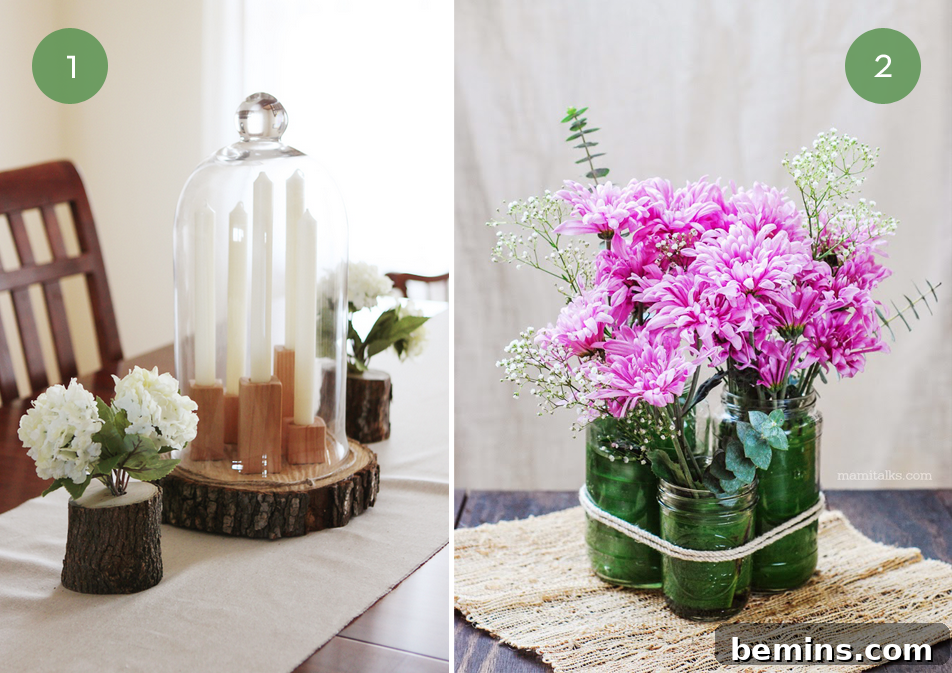 Budget-Friendly DIY Centerpieces for Any Occasion 3 DIY Canning Jar Flower Bouquet Centerpiece