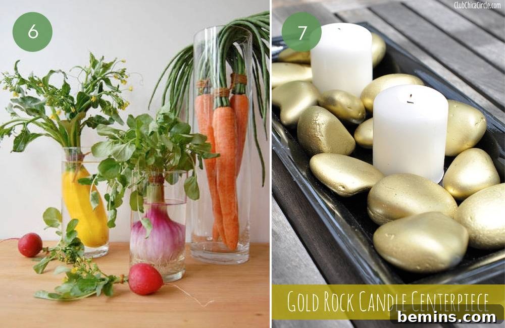 Budget-Friendly DIY Centerpieces for Any Occasion 5 DIY Vegetable Centerpiece