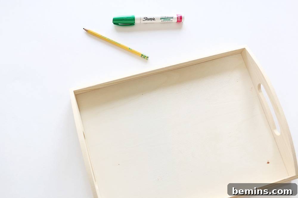 Materials Needed for the Matisse-Inspired Painted Tray Project