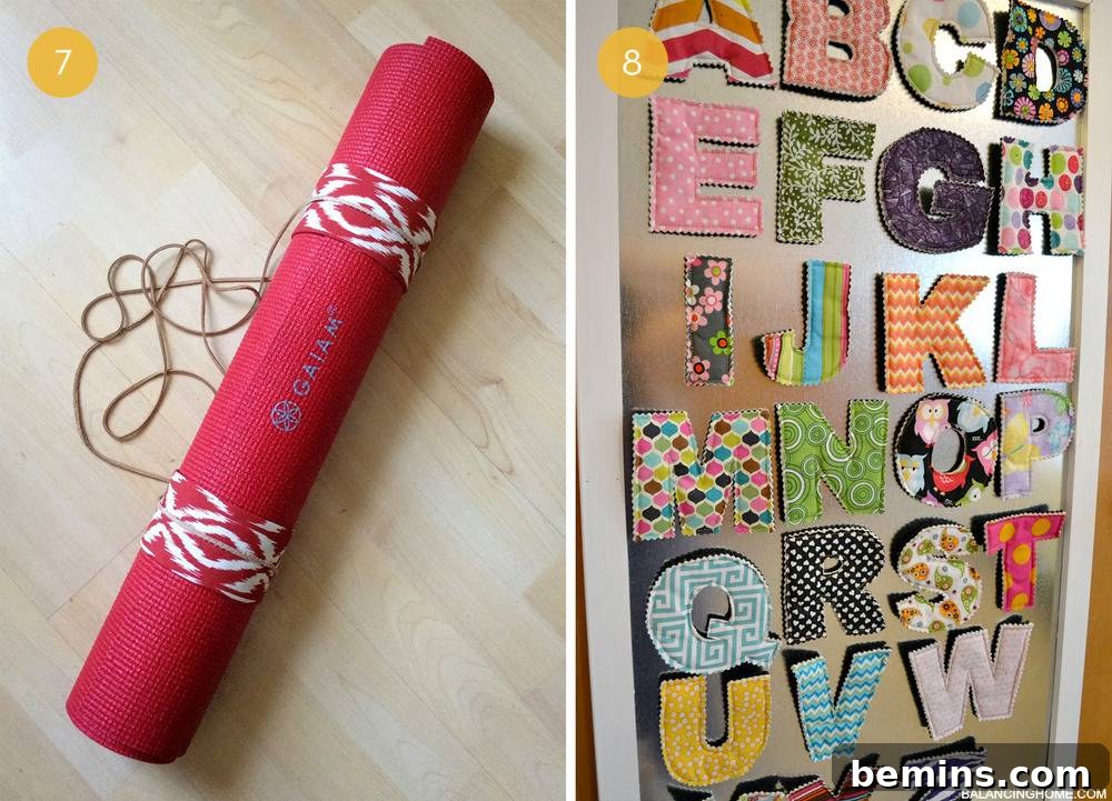 DIY Yoga Mat Carrying Straps