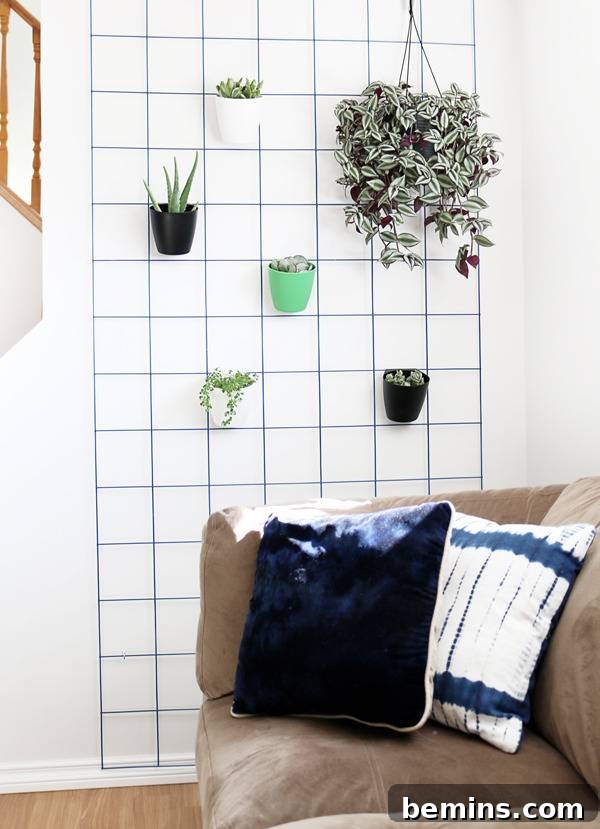 Stylish Home Decor with DIY Wire Mesh Plant Wall