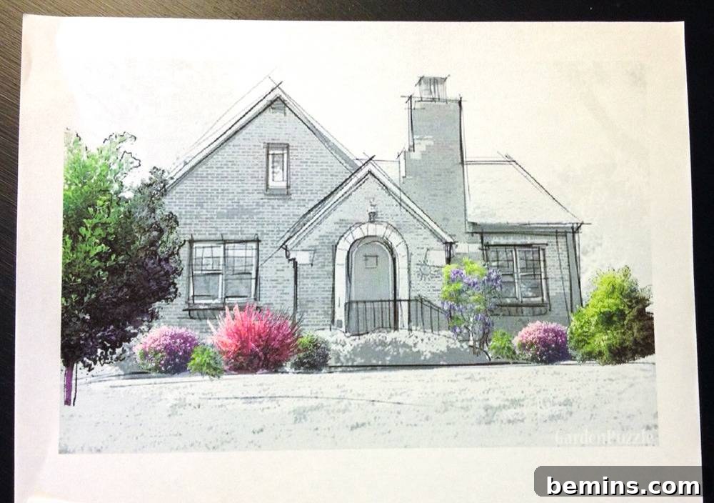 Better Homes and Gardens Garden Planner printout.