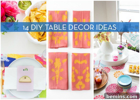 14 DIY Table Decor Projects to Elevate Your Dining Experience 2 DIY Table Decor Projects