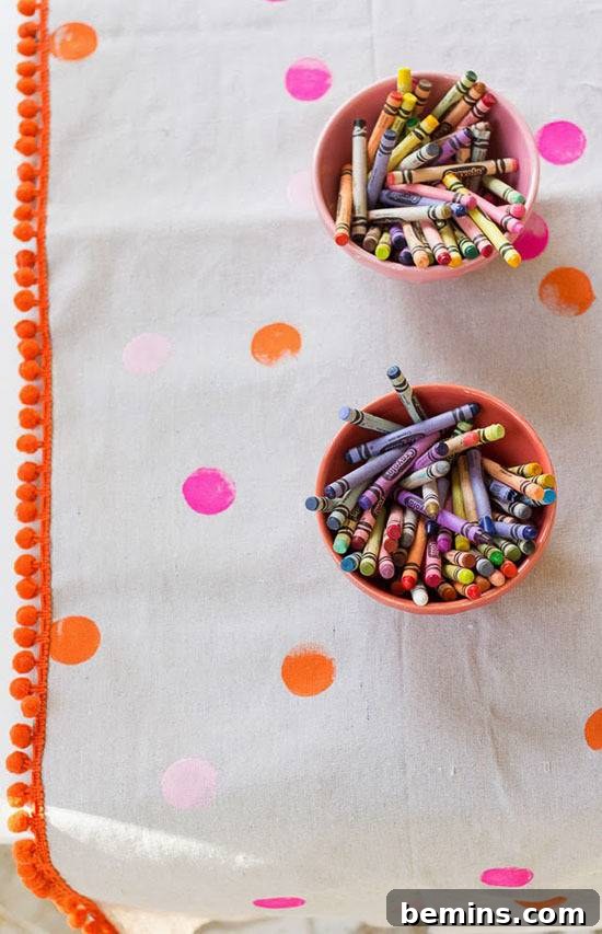 14 DIY Table Decor Projects to Elevate Your Dining Experience 7 Pom Pom Trim Tablecloth