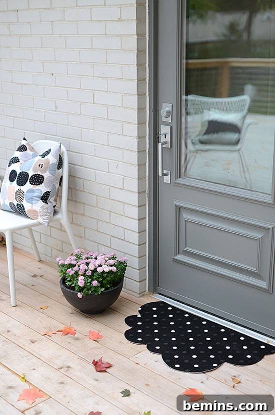 Vibrant DIY Doormats: Welcome Summer with Color 5 DIY Cloud Doormat - Whimsical and Unique Design