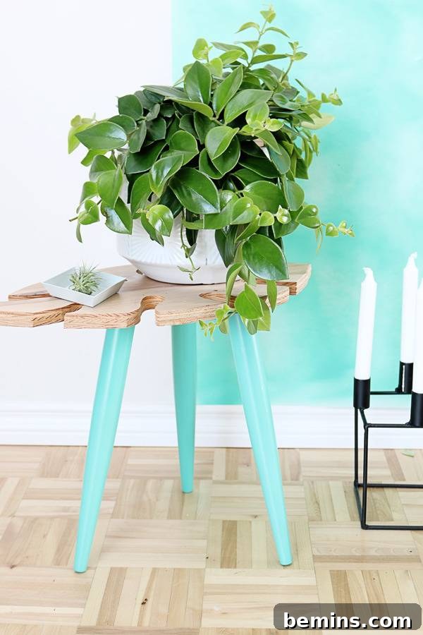Tropical Leaf Side Table DIY Project 3 Materials for DIY Tropical Leaf Side Table