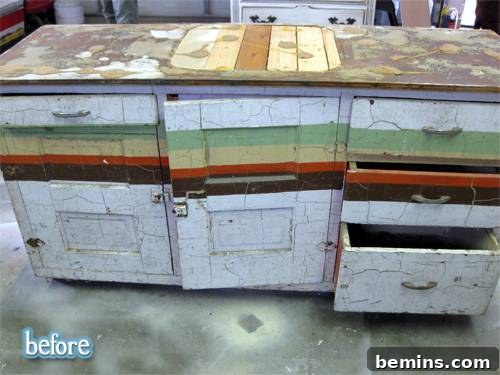 Top Painted Furniture Transformations: Editors' Picks 3 Buffet before makeover