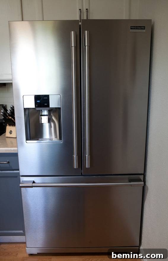 The Frigidaire Professional Refrigerator: Ample Storage and Modern Design