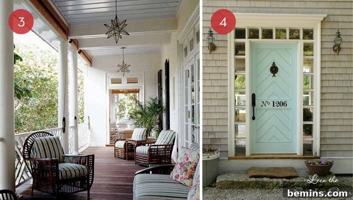 Boost Your Home's Curb Appeal: 10 Simple Steps 4 Moravian Star lighting fixture on a porch