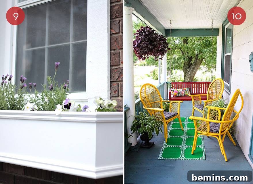 Boost Your Home's Curb Appeal: 10 Simple Steps 7 Window boxes filled with colorful plants