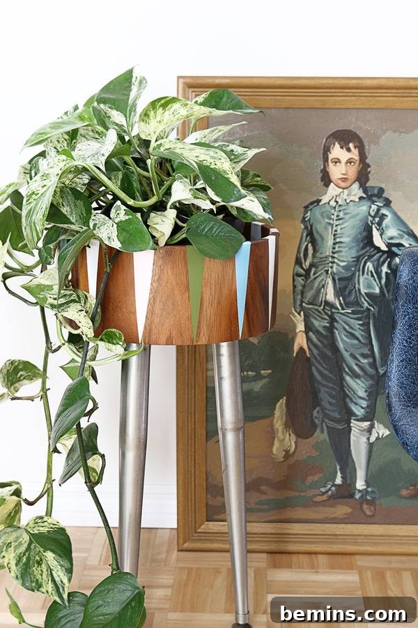 DIY Modern Plant Stand