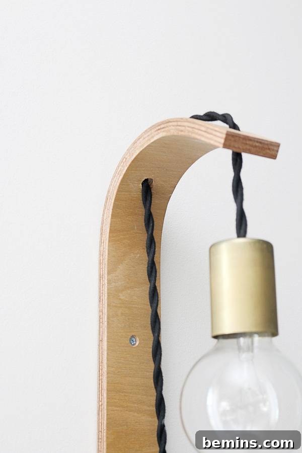 Crafting a Modern DIY Bent Plywood Lamp 14 DIY Molded Plywood Light Fixture