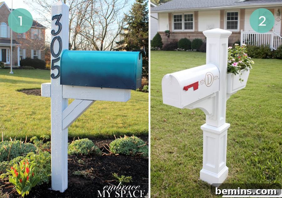 A vibrant ombre mailbox displaying a beautiful color gradient.