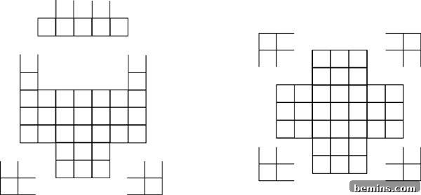 Diagram of Cuts for House-Shaped Shelf