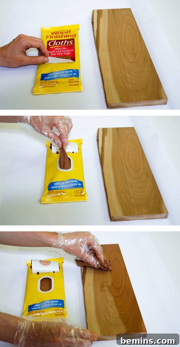 Using Wood Finishing Cloths