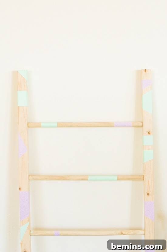 DIY Vertical Succulent Garden from an Old Ladder 10 Painted DIY Ladder Garden