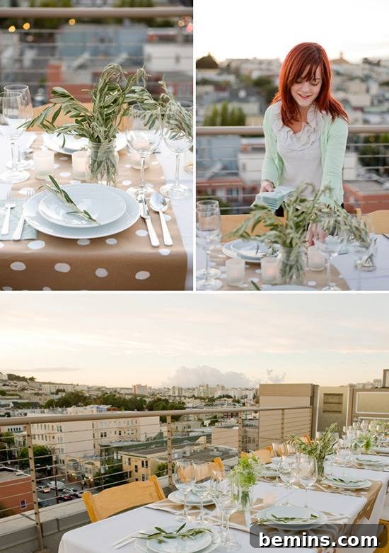 Serene Dinner Party Color Scheme