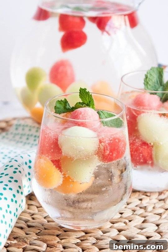 Glasses of Water with Fruit Infusions
