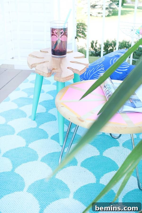 Citrus Side Table Details
