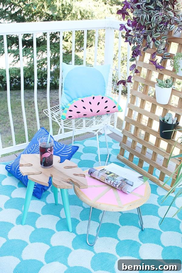 Citrus Side Table Styling