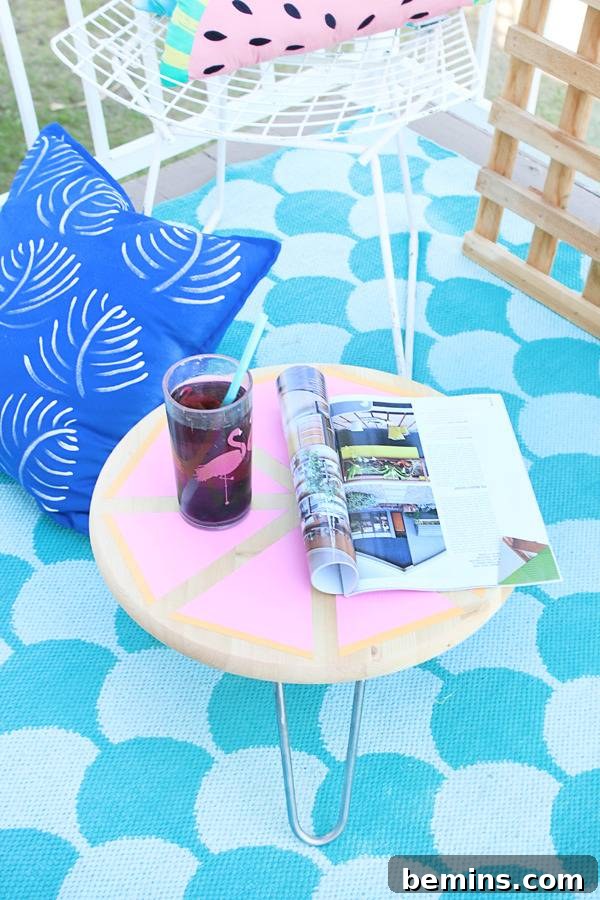 Citrus Side Table close-up