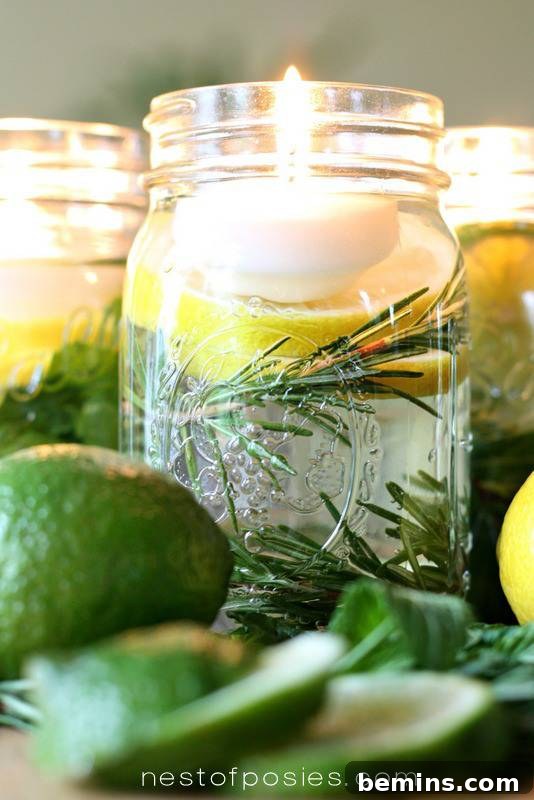 DIY Floating Candles for Bug Repellent